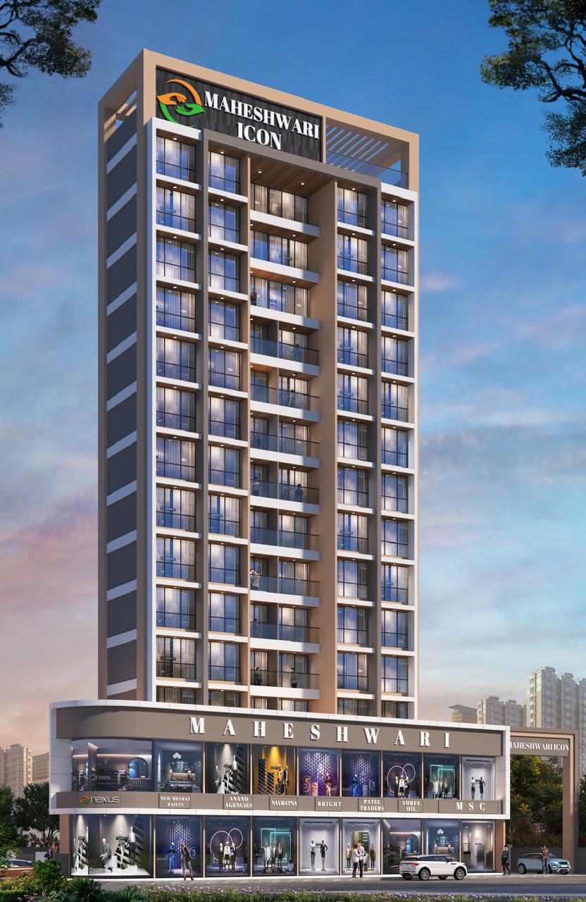 Maheshwari Icon residential tower elevation